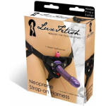 Lux Fetish Neoprene Strap On Harness Black O/S - Image 2