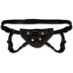 Lux Fetish Neoprene Strap On Harness Black O/S