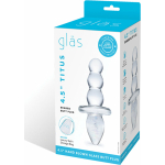 Glas Titus Beaded Butt Plug - Image 2