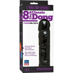 Vac-U-Lock 8" CodeBlack Classic Dong - Black - Image 2