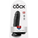 King Cock 7 Inches Cock Balls - Image 3