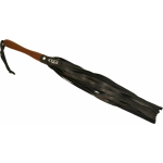 Rouge Leather Wooden Handle Flogger Black - Image 2
