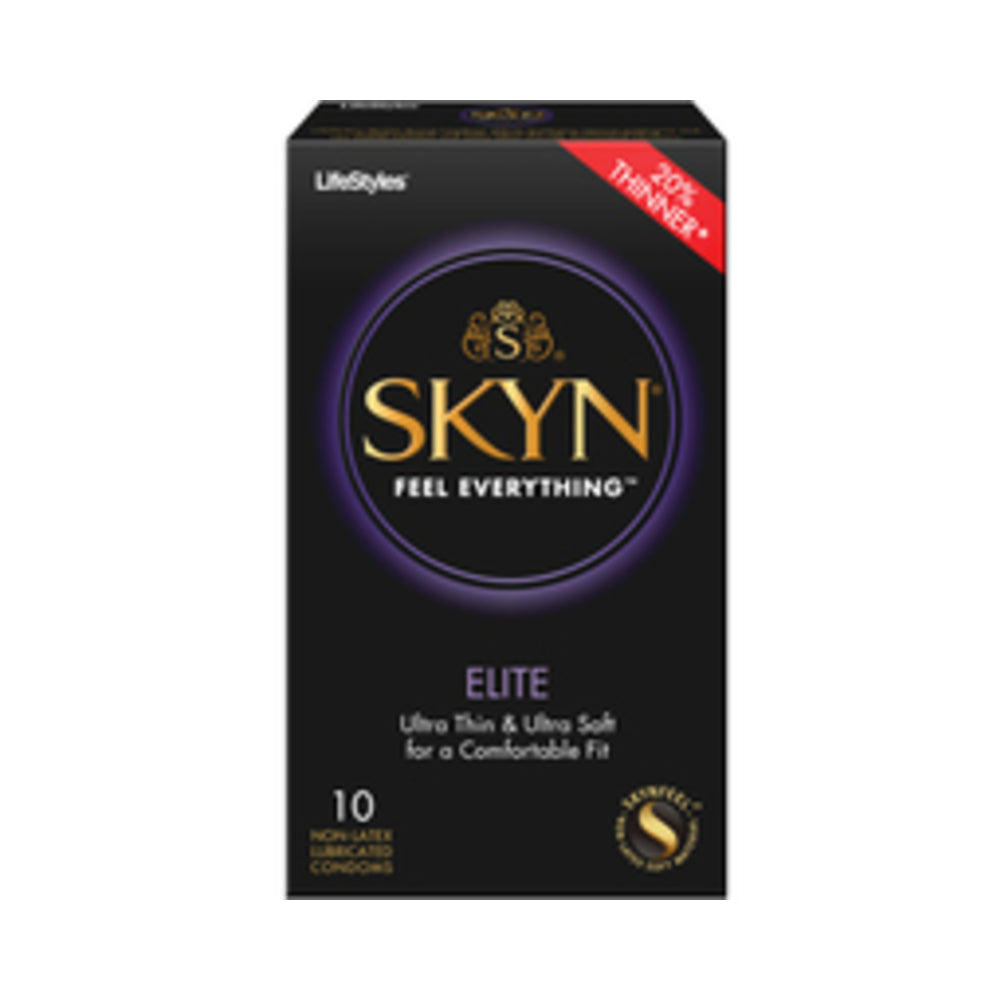 CNVNAL-53838_1_119d5c31-0e1d-4fb2-b204-981f5a3b8ef7 Lifestyles Skyn Elite Ultra Thin Condoms 10 Pack - Image 1
