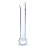 Glas 7 inches Realistic Head Glass Dildo Clear