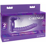 Fantasy C-Ringz Silicone Double Penetrator Rabbit - Image 3
