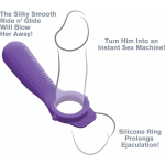 Fantasy C-Ringz Ride N Glide Couples Ring Purple - Image 2