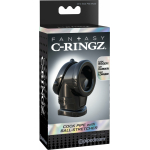 Fantasy C-Ringz Cock Pipe Ball Stretcher Black - Image 3