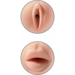 Tight Grip Pussy/Mouth Masturbator Beige - Image 2