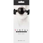 Sinful Black Ball Gag - Image 2