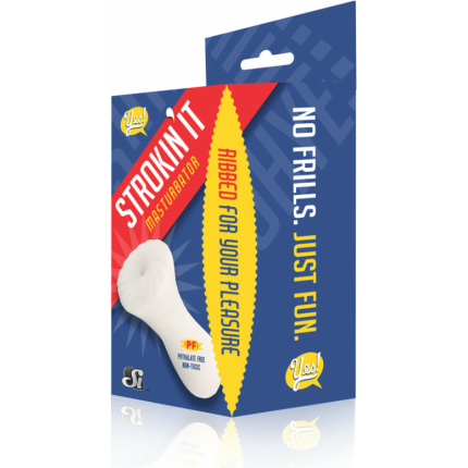 Strokin It Masturbator White