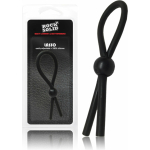 Rock Solid Lasso Single Adjustable Black Silicone Cock Tie - Image 2
