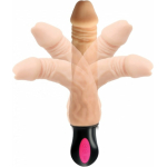 Skinsations Vibra-flex Heat Seeker Flexible/warming Dildo 12 Function