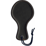 The 9's, Orange Is The New Black, Spanky Junior Paddle Faux Leather, Black With Furry Orange Lining