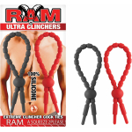 Ram Ultra Clinchers Cock Ties 2 Pack Red, Black - Image 2