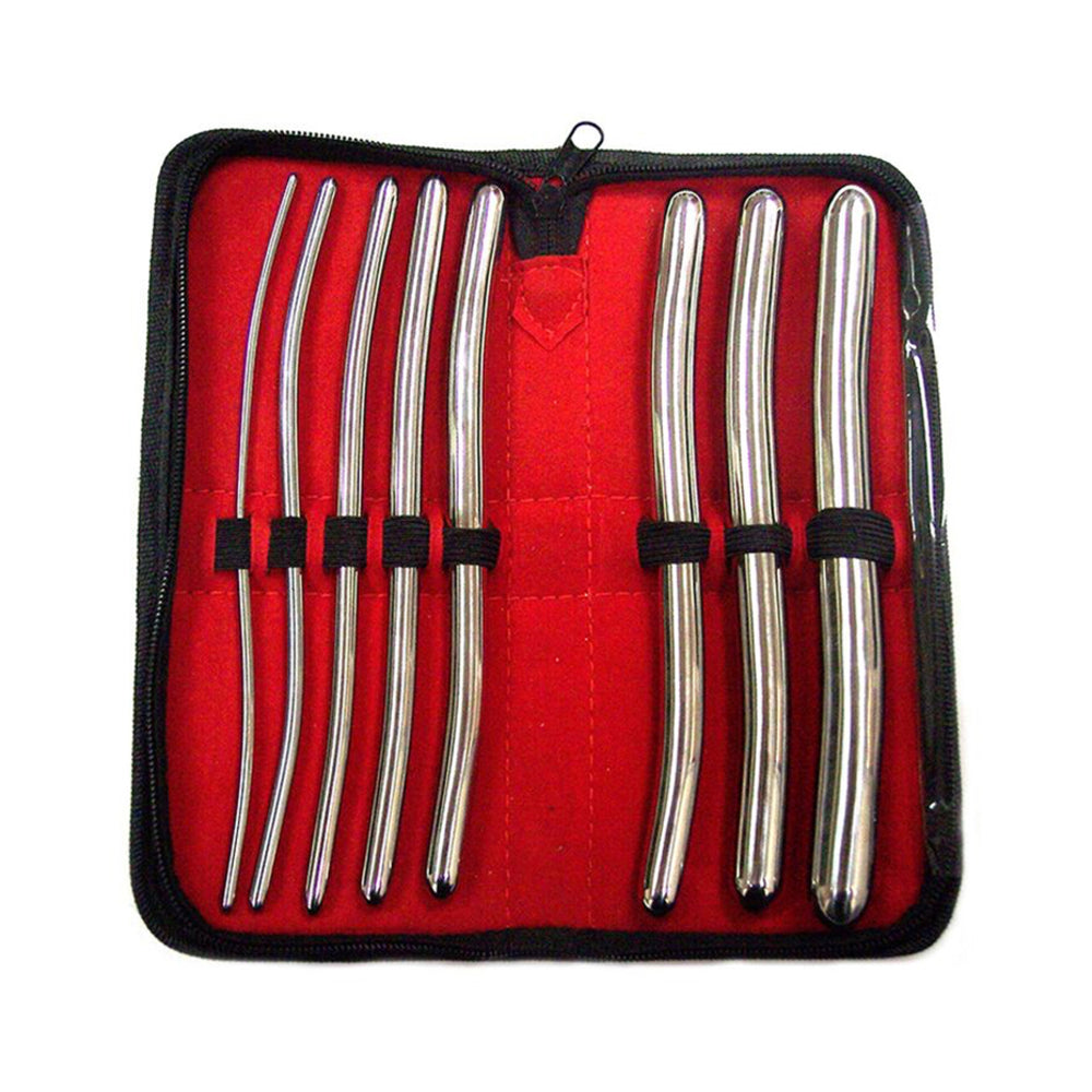 CNVNAL-58798_08870c5f-fc96-402f-bb0e-2c1d0606ed26 Rouge Stainless Steel Hegar 8 Piece Dilator Set - Image 1