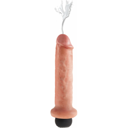 King Cock 7 inches Squirting Dildo Beige