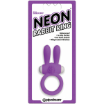 Neon Rabbit Cock Ring Vibrator - Image 2