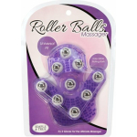 Roller Balls Massager Purple Massage Glove - Image 3