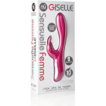 Sensuelle Giselle 10 Fuction 3 Speed Rechargeable Silicone Magenta - Image 3