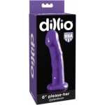 Dillio Purple 6 inches Please Her Dildo - Image 3