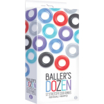The 9's, Baller's Dozen, 12-piece TPE Cock Ring Set - Image 2