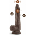 Mr Skin Stud Muffin 8.5 inches Chocolate Brown Dildo - Image 3
