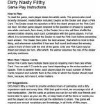 Dirty Nasty Filthy Card Game