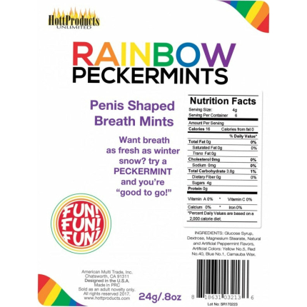 Rainbow Peckermints Adult Candies