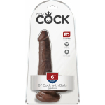 King Cock 6in Cock With Balls - Image 3