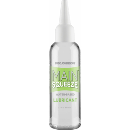 Main Squeeze Water Based Lubricant 3.4 fluid ounces