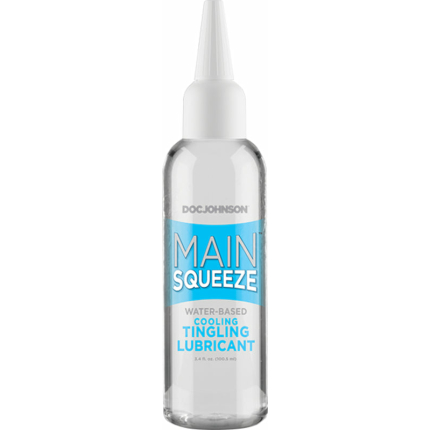 Main Squeeze Cooling Tingling Water Based Lubricant 3.4oz