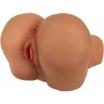 Mistress Tia Vibrating Butt Doggy Style Stroker Tan