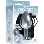 The 9's, The Silver Starter, Bejeweled Stainless Steel Plug - Image 3