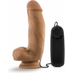 Loverboy - Mma Fighter - 7 Inch Vibrating Realistic Cock - Mocha
