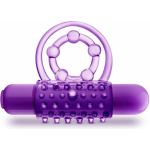 Play With Me - The Player - Vibrating Double Strap Cockring - Purple