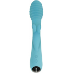 Evolved Aqua Bunny 9 Shaft Function 9 Clit Stim Functions Rechargeable Silicone Waterproof Teal - Image 2