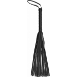 Ouch! Skulls & Bones Whip With Skulls - Black