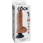King Cock 8in Vibrating Cock W/balls - Image 3