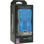 Optimale Truskyn Silicone Stroker Ribbed Blue - Image 2