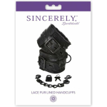 Sincerely, SS Lace Fur Lined Handcuffs - Image 2