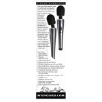 Evolved Mighty Metallic Wand 8 Vibrating Function Usb Rechargeable Cord Included Waterproof - Image 2