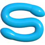 Classix Double Whammy Blue Dual Dildo - Image 2