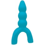 Tongue Star Thrill Seeker Tongue Vibe With Pleasure Ribs Blue