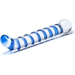 Mr.  Swirl 6.5" Glass Glass Dildo - Image 2