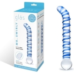 Mr.  Swirl 6.5" Glass Glass Dildo - Image 3