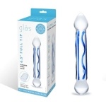 Glas 6.5in Full Tip Textured Glas Dildo - Image 2