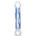 Glas 6.5in Full Tip Textured Glas Dildo