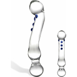 Glas 6in Curved G-Spot Glas Dildo