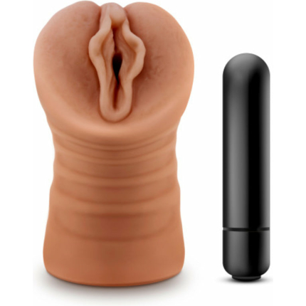 M For Men Sofia Mocha Tan Vagina Stroker