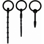 Ouch! Urethral Sounding Plug Set - Black
